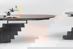 Kare Design Eettafel Benvenuto Uitschuifbaar Ovaal Walnoot 200/250cm