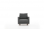 Fauteuil Eva Grijs