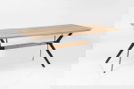 Kare Design Eettafel Downtown Eikenhout 180cm