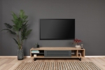 Tv-Meubel Safir Melamine Antraciet