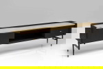 Kare Design Tv-meubel Milano Donkerbruin 200cm