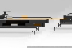 Kare Design Tv-meubel Milano Donkerbruin 200cm