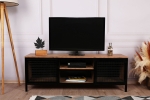 Tv-Meubel Zeno Melamine Pine Zwart