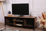 Tv-Meubel Zeno Melamine Pine Zwart