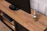 Tv-Meubel Zeno Melamine Pine Zwart