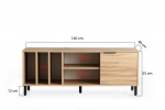 Tv-meubel Bodegas Naturel 140cm