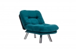 Slaapfauteuil Misa Small Solo Petrol Groen