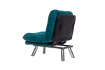 Slaapfauteuil Misa Small Solo Petrol Groen