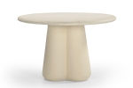 Eettafel Boaz Rond Beige 120cm - Giga Meubel