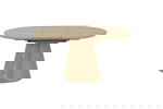 Eettafel Sivan Naturel Rond 120-160cm - Giga Meubel