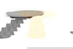 Eettafel Sivan Naturel Rond 120-160cm - Giga Meubel