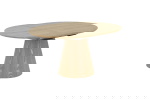 Eettafel Sivan Naturel Rond 120-160cm - Giga Meubel