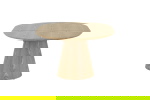 Eettafel Sivan Naturel Rond 120-160cm - Giga Meubel