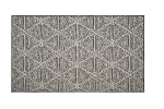 Vloerkleed Patio Ruit Zwart 135x230cm - Giga Living