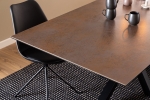 Eettafel Axel Rechthoek Keramiek Bruin 200cm - Giga Living