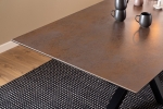 Eettafel Axel Rechthoek Keramiek Bruin 200cm - Giga Living