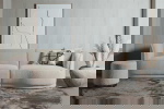 Tower Living Bank Leicester Sofa 240 Round Right Copenhagen 900 Light Ivory