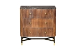 Sidetable Japandi Bruin met Marmer - Giga Meubel