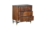 Sidetable Japandi Bruin met Marmer - Giga Meubel