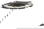 Hartman Parasol Tubb Donkergrijs 300cm