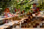 Hartman Dining Tuinset Sophie Yasmani Teak met Bank