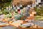 Hartman Dining Tuinset Sophie Yasmani Teak met Bank