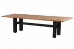 Hartman Sophie Yasmani Tuintafel Naturel/Zwart Teak 300cm