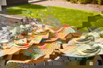 Hartman Stephanie Tuintafel 200cm Naturel/Zwart