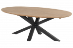 Hartman Stephanie Tuintafel 200cm Naturel/Zwart