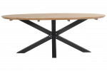 Hartman Stephanie Tuintafel 200cm Naturel/Zwart