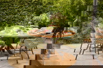 Hartman Stephanie Ronde Tuintafel Naturel/Zwart