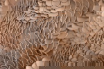 Richmond Wanddecoratie Bloom Goud Ø110cm