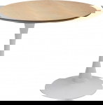 Kare Design Eettafel Invitation Eiken/Wit Ø90cm