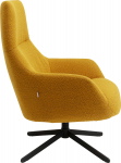 Kare Design Draaifauteuil Mimi Geel
