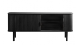 Tv-meubel Cavo Zwart Eiken 160cm - Giga Living