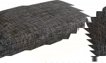 Kare Design Hocker Bow Grijs