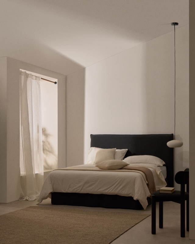 Kave Home Bed Jaira Antraciet 160x200cm