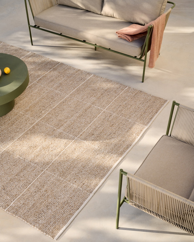 Kave Home Vloerkleed Nalian Beige 200x300cm