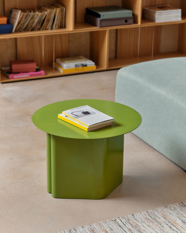 Kave Home Bijzettafel Arvin Groen Ø55cm