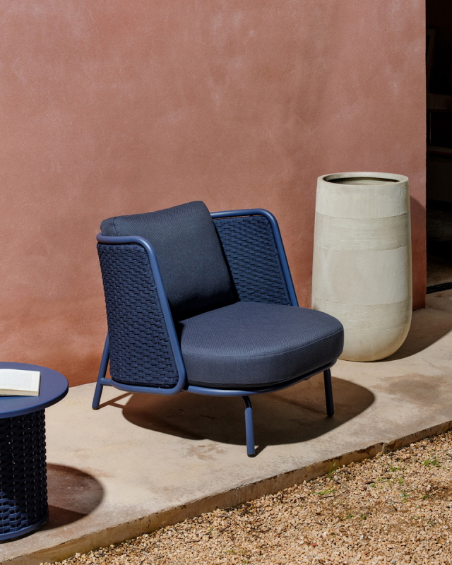 Kave Home Loungestoel Sedalis Blauw