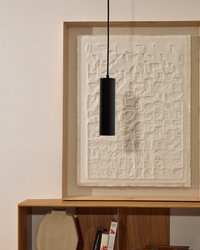 Kave Home Hanglamp Andia Zwart