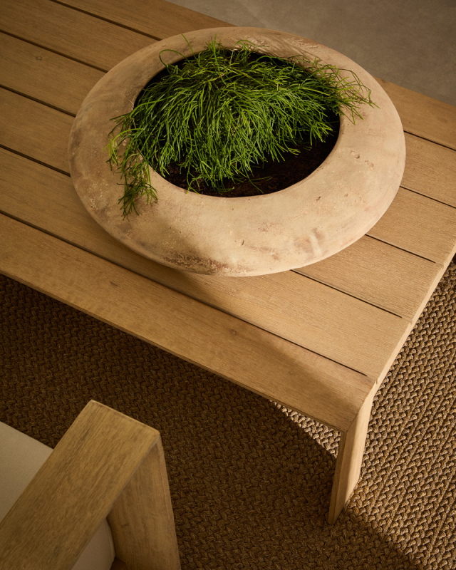 Kave Home Bloempot Rivor Terracotta Naturel Ø65cm