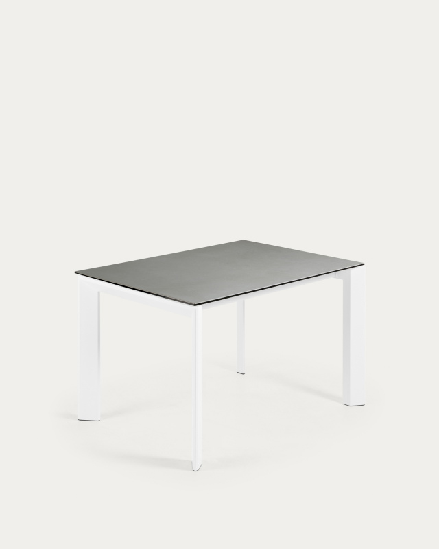 Kave Home Uitschuifbare Keramische Tafel Axis Grijs 120-180cm