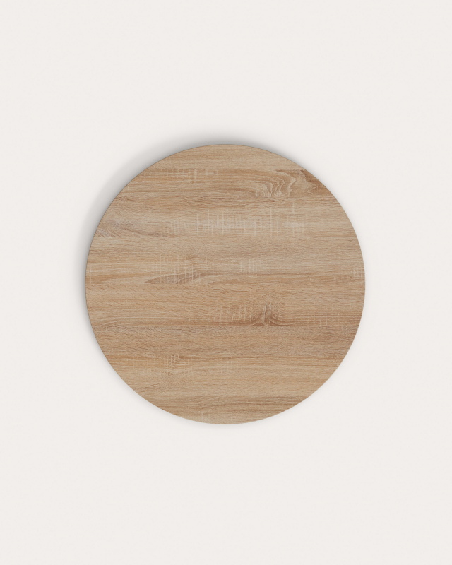 Kave Home Tafelblad Tiaret Melamine Naturel Ø70cm