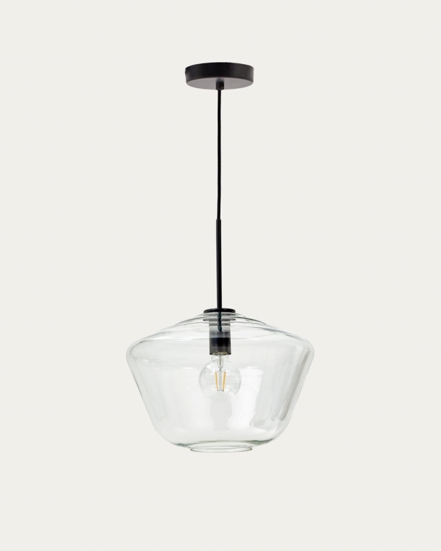 Kave Home Plafondlamp Mao Glas Ø35cm