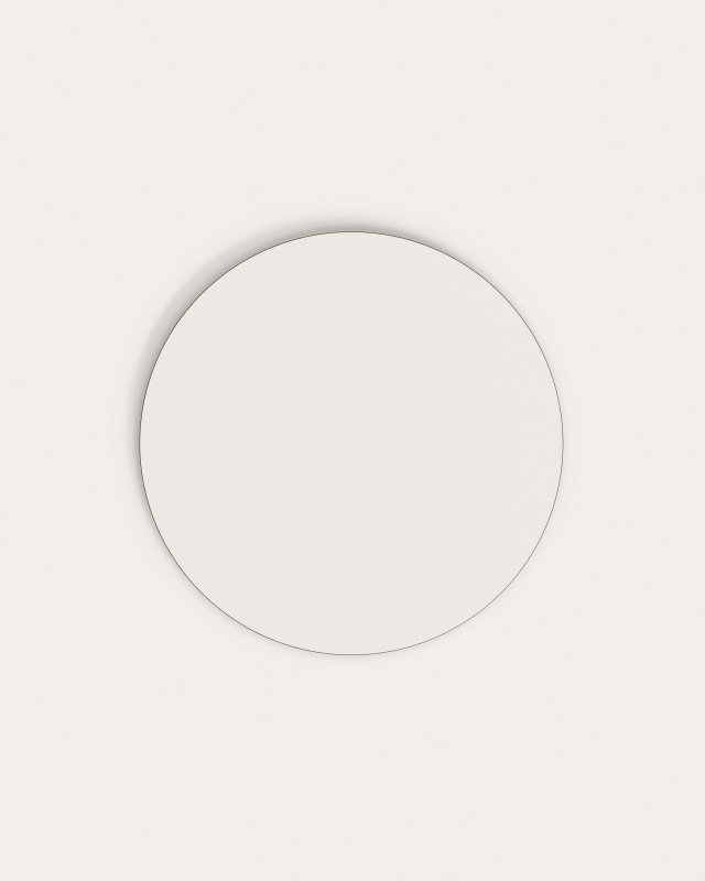 Kave Home Tuintafelblad Tiaret Wit Ø68cm