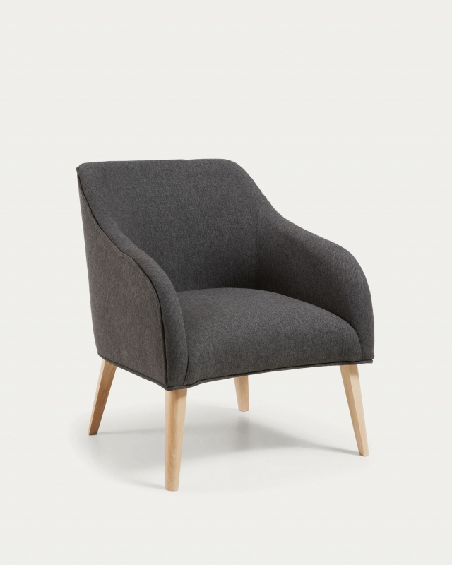 Kave Home Fauteuil Bobly Zwart