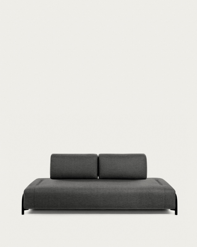 Kave Home 3-zitsbank Modulair Compo Donkergrijs 232cm