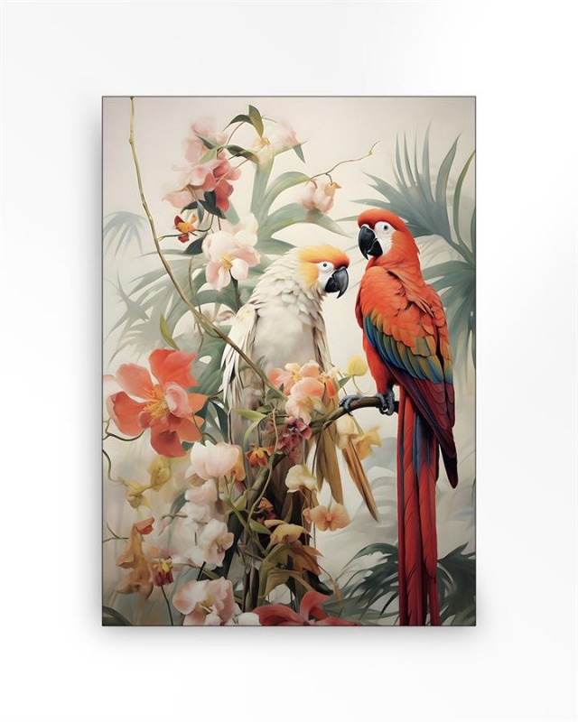 Urban Cotton Wandkleed Lovebirds Small 80x110cm