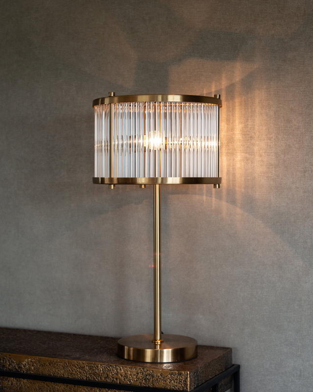 Richmond Tafellamp Loiza Brushed Goud